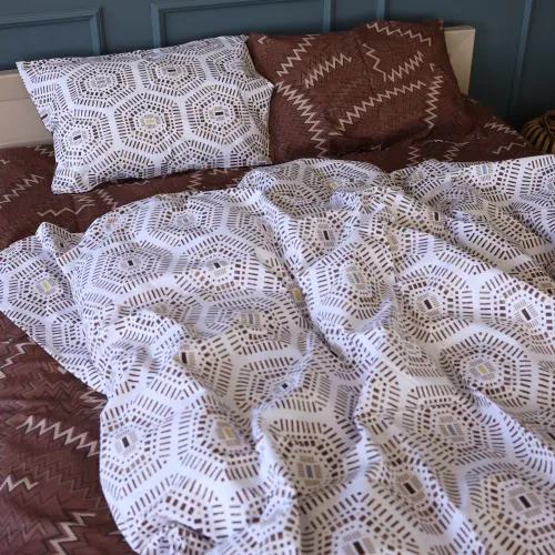 Пододеяльник Бязь 17-0739 Amber Geometrics