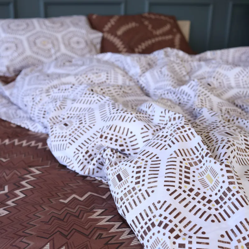 Пододеяльник Бязь 17-0739 Amber Geometrics - 3