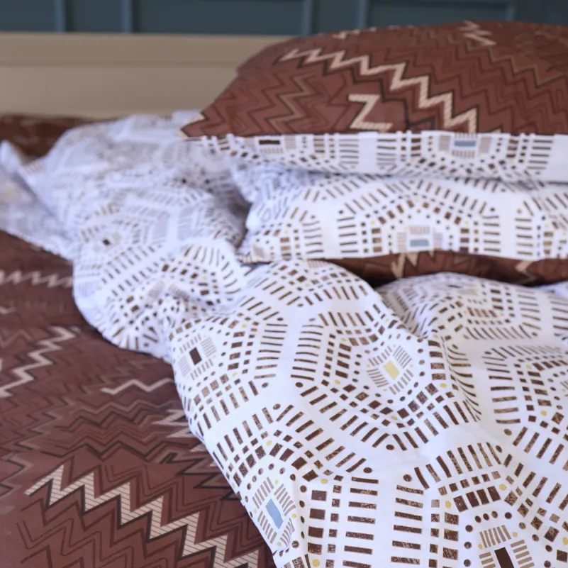 Пододеяльник Бязь 17-0739 Amber Geometrics - 2