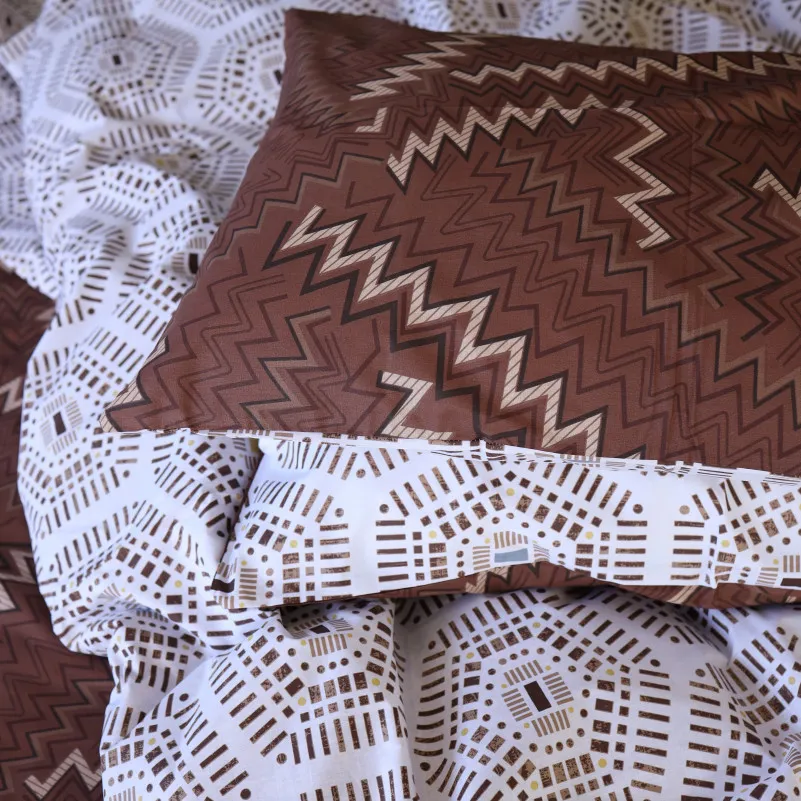 Наволочка Бязь 17-0739 Amber Geometrics - 1