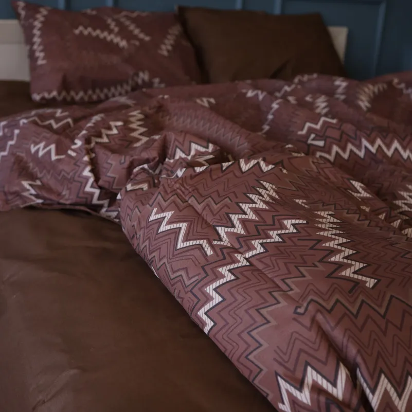 Комплект постільної білизни Ranforce Elite 17-0631 Diamond Brown - 4