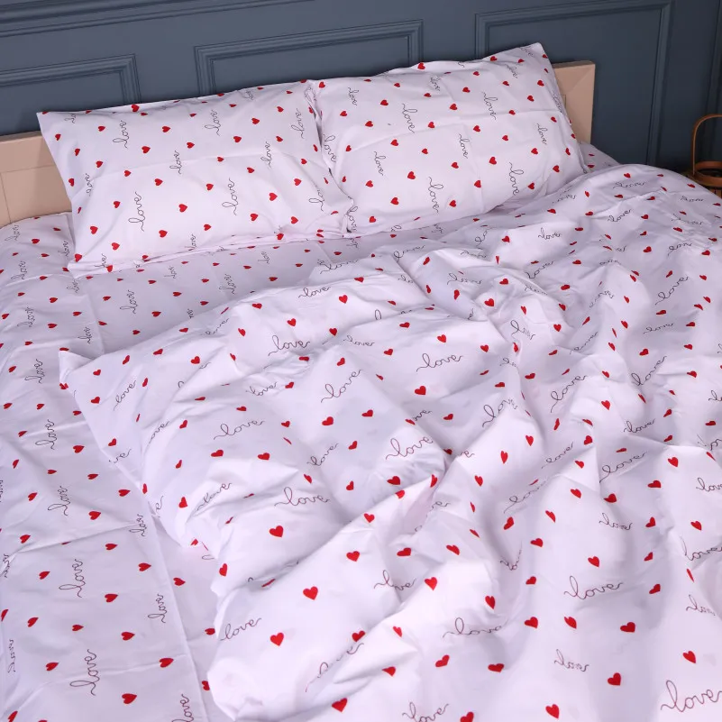 Пододеяльник Бязь 17-0963 Tiny Hearts - 2