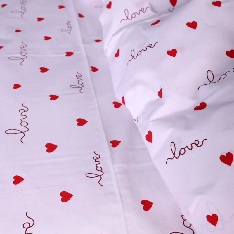 Пододеяльник Бязь 17-0963 Tiny Hearts - 1