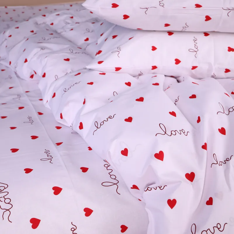 Простирадло Бязь 17-0963 Tiny Hearts - 3