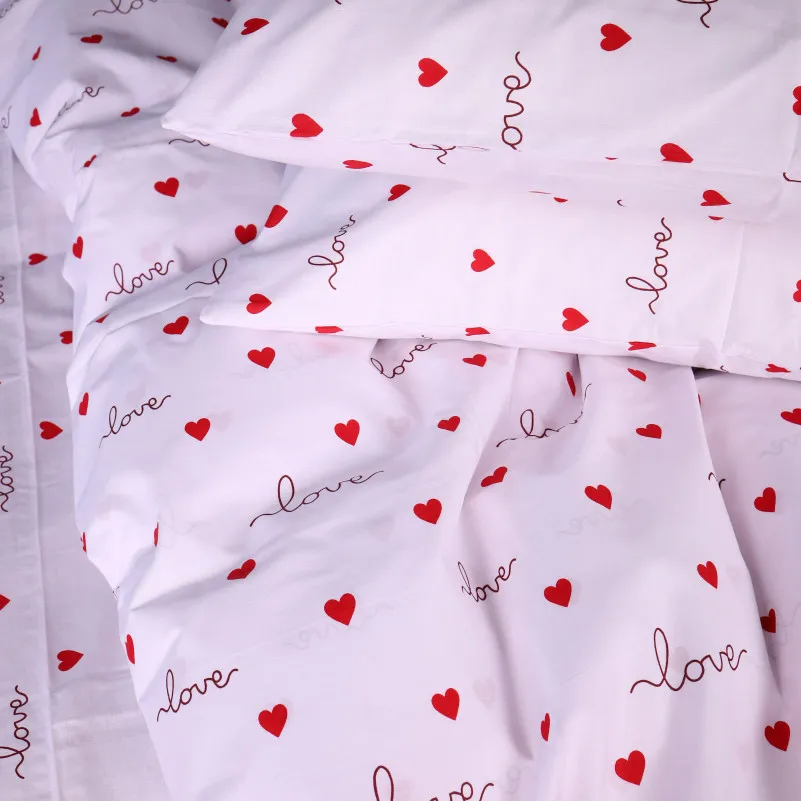 Наволочка Бязь 17-0963 Tiny Hearts - 3