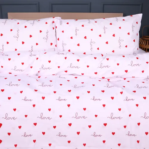 Комплект постільної білизни Ranforce Elite17-0963 Tiny Hearts - 2