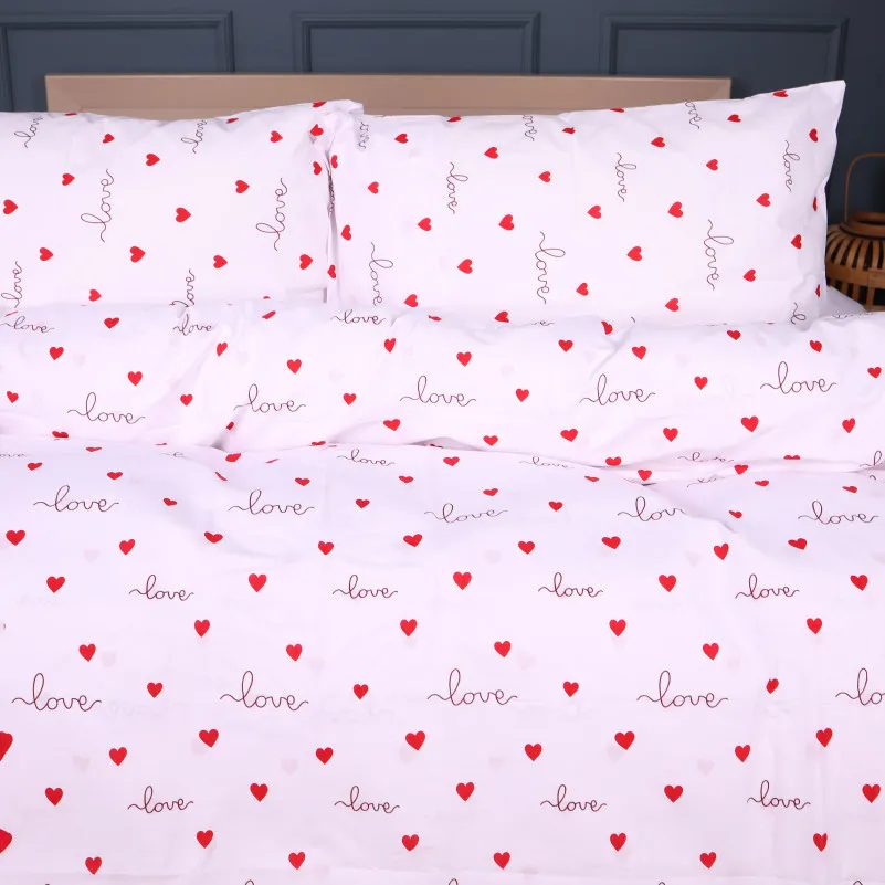 Простынь Ranforce Elite 17-0963 Tiny Hearts - 2