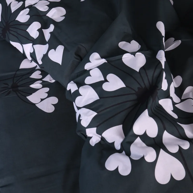 Пододеяльник Бязь 17-0961 Dark Hearts - 1