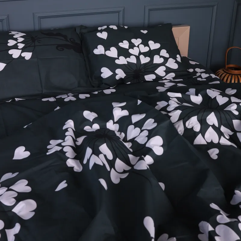 Пододеяльник Бязь 17-0961 Dark Hearts