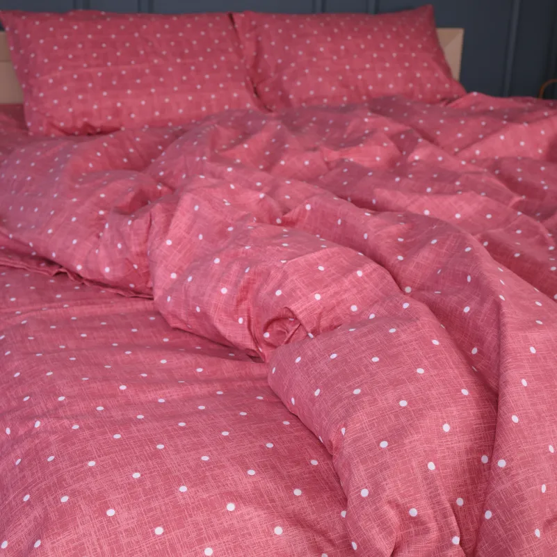 Простынь Ranforce Elite 17-0965 Blush Dots