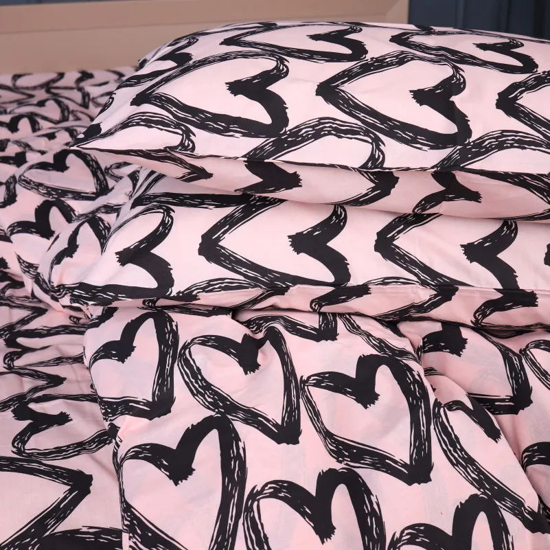 Наволочка Бязь 17-0962 Heart Lines