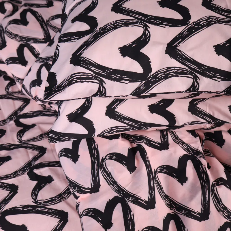 Пододеяльник Бязь 17-0962 Heart Lines - 3