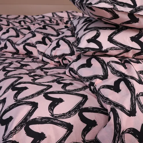 Простирадло Бязь 17-0962 Heart Lines