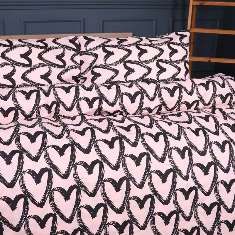 Комплект постільної білизни Ranforce Elite 17-0962 Heart Lines - 3