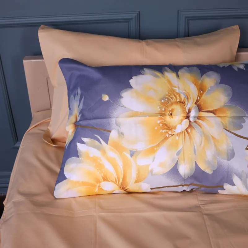 Комплект постельного белья  Сатин 22-1471 Golden Bloom - 1