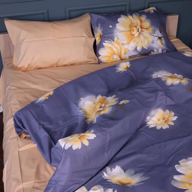 Простирадло Сатин 22-1471 Golden Bloom - 3