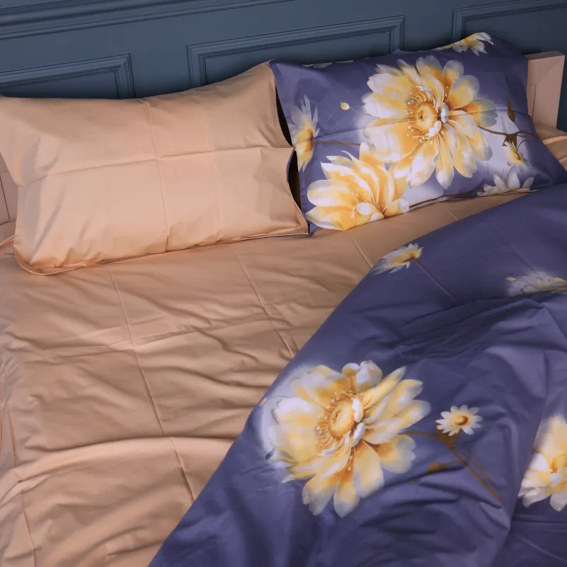 Простирадло Сатин 22-1471 Golden Bloom - 1