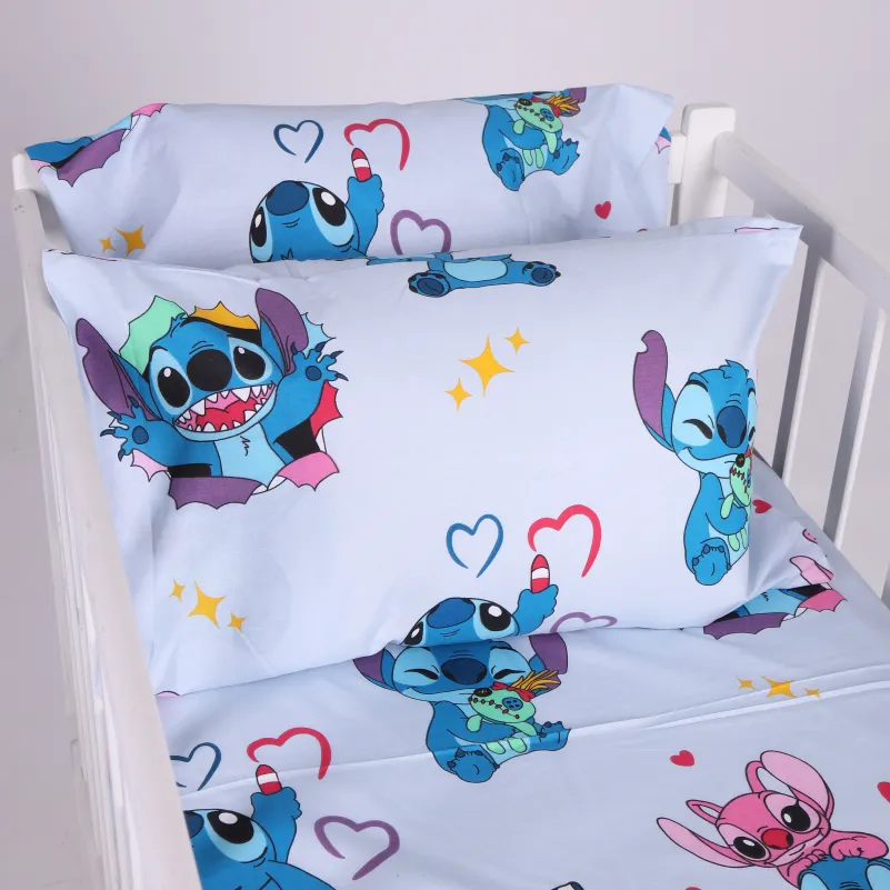Комплект постельного белья Бязь LITTLE KIDS 17-0908 Cute Stitch Blue - 5