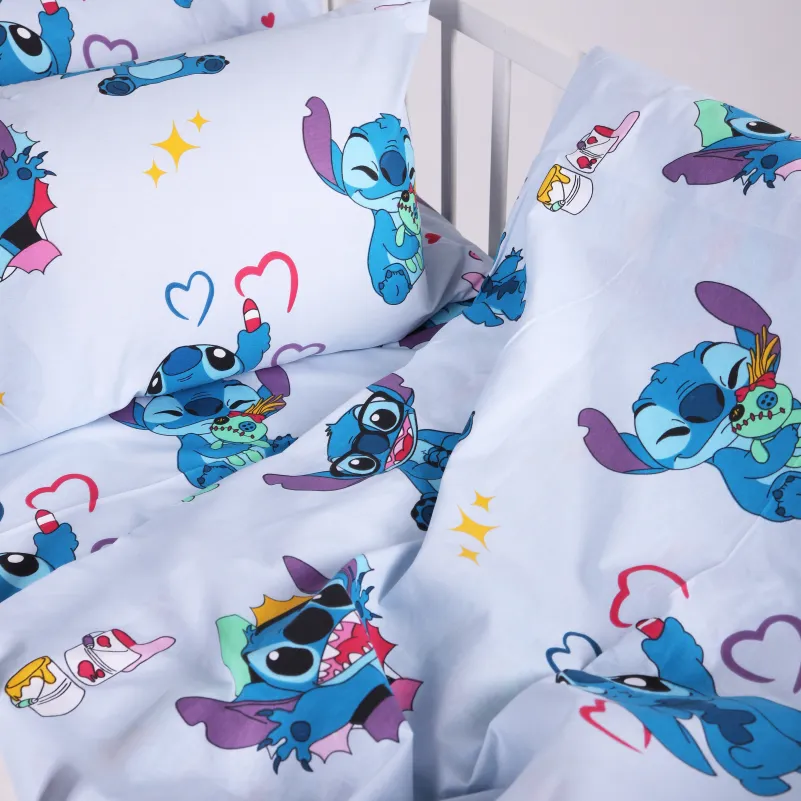 Комплект постельного белья Ranforce Elite LITTLE KIDS 17-0908 Cute Stitch Blue - 7