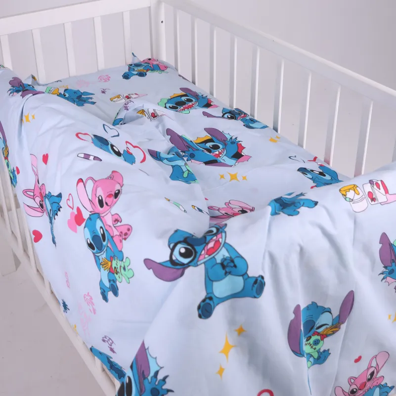 Комплект постельного белья Бязь LITTLE KIDS 17-0908 Cute Stitch Blue - 9