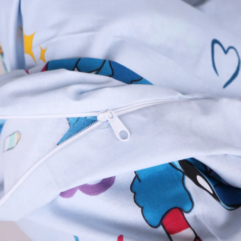 Комплект постельного белья Бязь LITTLE KIDS 17-0908 Cute Stitch Blue - 8