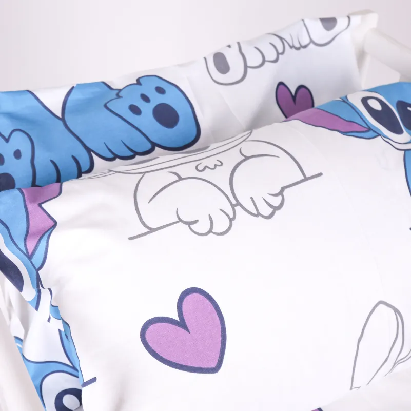 Комплект постельного белья Бязь LITTLE KIDS 17-0910 Stitch Vibes Violet - 6