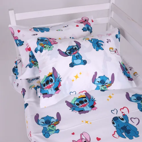 Простирадло Бязь 17-0909 Cute Stitch White - 2