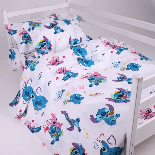 Пододеяльник Бязь 17-0909 Cute Stitch White - 2