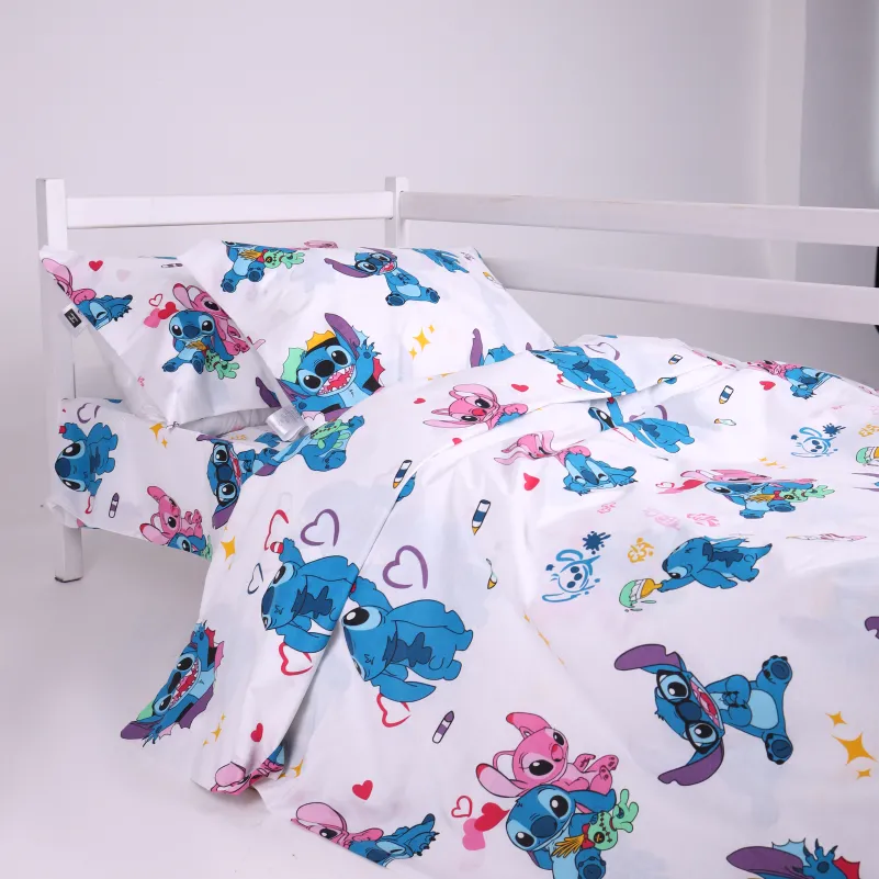 Комплект постельного белья Ranforce Elite JUNIOR 17-0909 Cute Stitch White