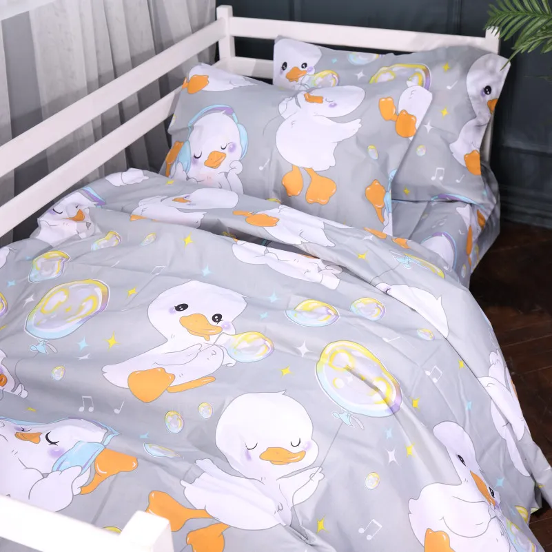 Пододеяльник  Ranforce Elite 17-0896 Baby Ducks Gray