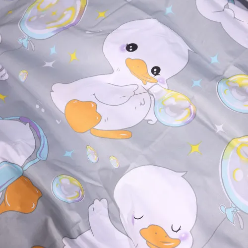 Пододеяльник  Бязь 17-0896 Baby Ducks Gray - 2