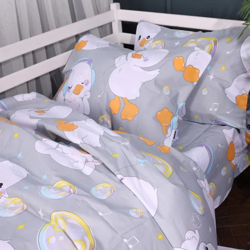 Пододеяльник  Ranforce Elite 17-0896 Baby Ducks Gray - 1