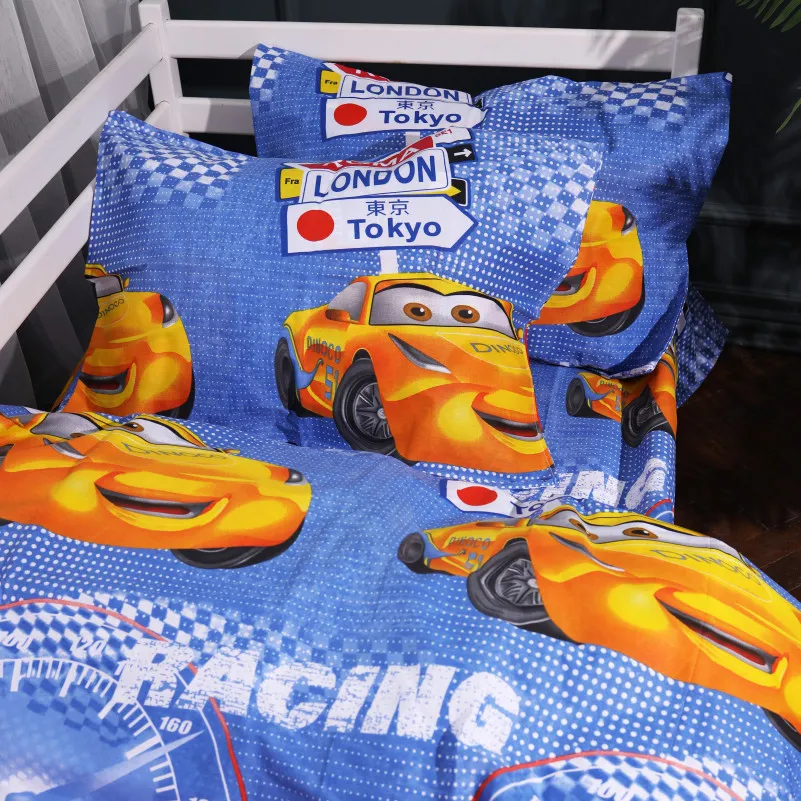 Підковдра Бязь Kids Time 17-0888 Cars Speed Blue - 2