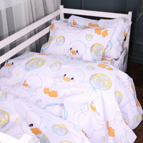 Підковдра Бязь Kids Time 17-0895 Baby Ducks white
