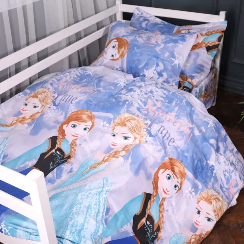 Пододеяльник Бязь Kids Time 17-0893 Frozen Elsa & Anna - 4