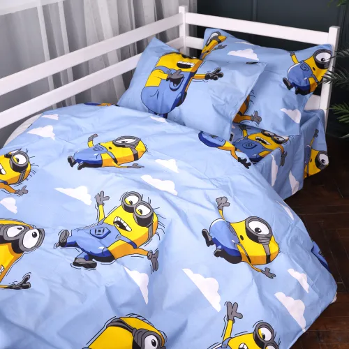 Простынь Бязь Kids Time 17-0900 Minions Happy - 2