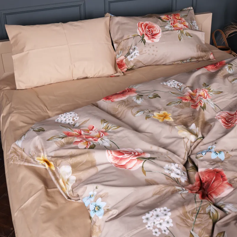 Пододеяльник Сатин 22-1443 Floral Olive Harmony - 3