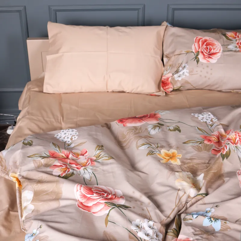 Наволочка Сатин 22-1443 Floral Olive Harmony - 4