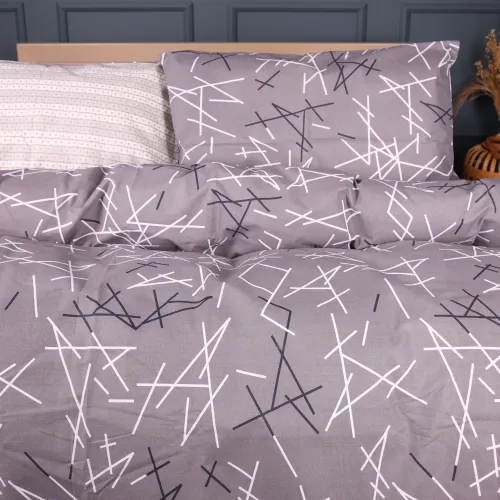 Комплект постільної білизни Ranforce Elite 17-0906 Scandi Lines - 2