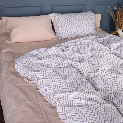 Наволочка Сатин 22-1452 Gold Geometry