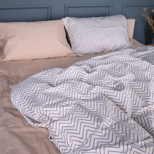 Наволочка Сатин 22-1452 Gold Geometry - 2