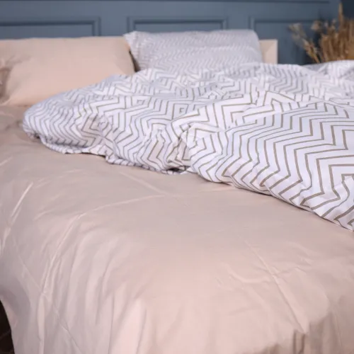 Пододеяльник Сатин 22-1452 Gold Geometry - 2