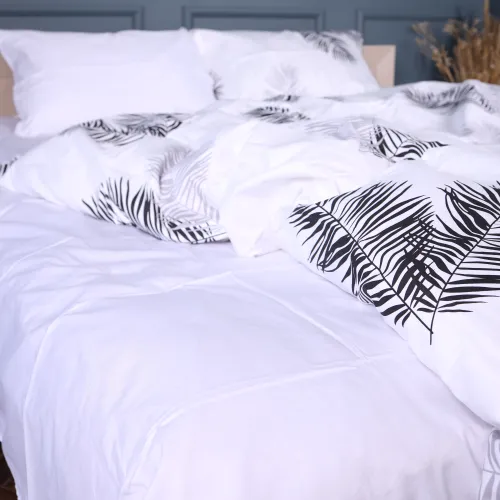 Комплект постільної білизни Сатин 22-1458 Feather Luxe white - 2