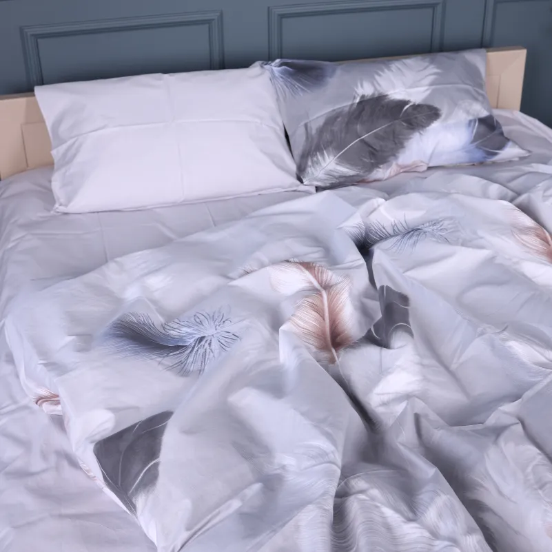 Наволочка Сатин 22-1447 Feather Aurora - 2