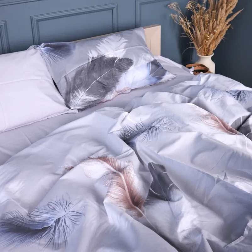 Пододеяльник Сатин 22-1447 Feather Aurora - 4