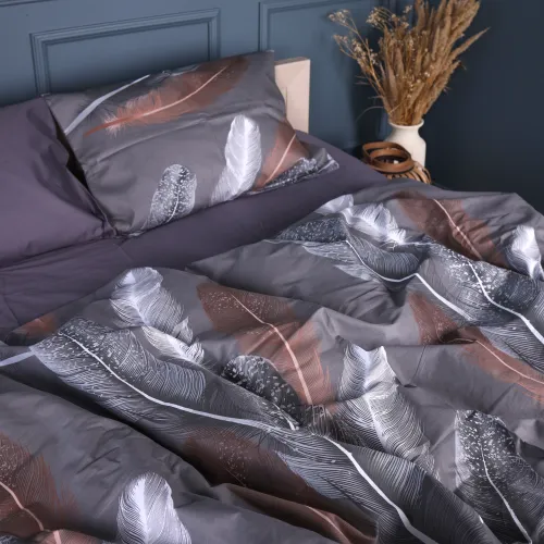 Пододеяльник Сатин 22-1453 Silk Feather gray - 2