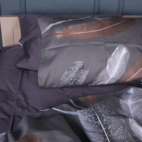 Наволочка Сатин 22-1453 Silk Feather gray - 3