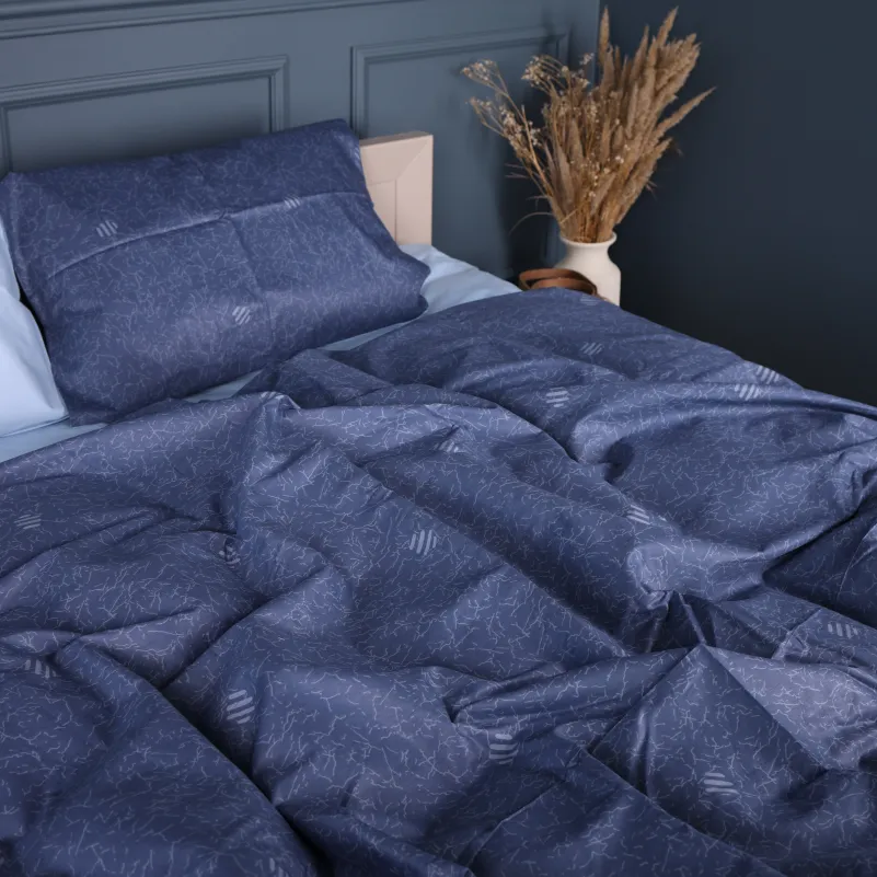 Наволочка Сатин 22-1448 Fog Marble - 3