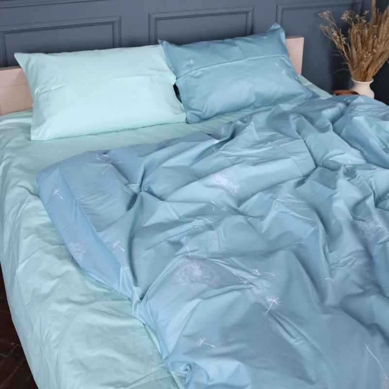 Наволочка Сатин 22-1463 Dandeline blue