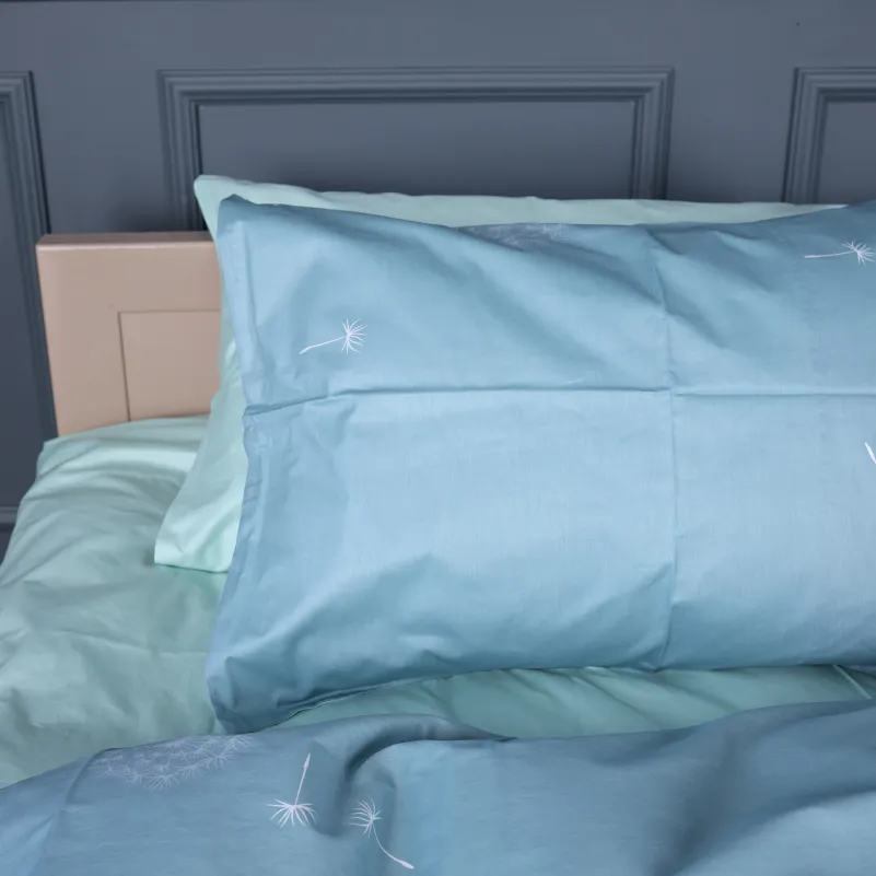 Наволочка Сатин 22-1463 Dandeline blue - 1